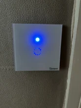 Touch-Switch No-Neutral-Wire Alexa Wifi Sonoff T4eu1c Smart with 1-Gang Works Wall