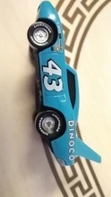 Juguete de coche de la película Cars para niño, juguete de metal infantil, Rayo Mcqueen mater jackon torm Ramirez 1:55, vehículo diecat,