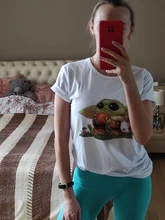 Camisetas con estampado de bebé, blusas informales de manga corta con cuello redondo, Harajuku, geniales, Tops para mujer