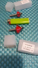 1pc 6mm vástago Router poco recta T poco V de corte de esquina redonda Cove caja mm broca para fresa para madera MC06010