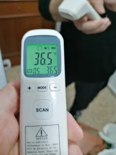 Termómetro infrarrojo Digital para la frente, herramienta de medida de la fiebre sin contacto para bebés y adultos