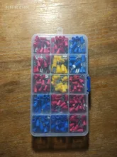 Ring Connector Ring-Fork-Set Lugs Rolled-Terminals-Kit Assorted Electrical-Wire Insulated-Cable