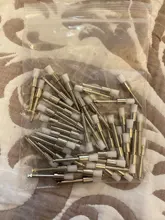 Prophy-pulidor Dental con cierre de nailon, brocha pequeña plana y afilada para pulir Prophylaxis, cepillos de dientes, accesorio para cuidado Dental, 50 Uds.