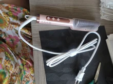 Profissional peines calientes Anti-hirviendo alisador de pelo cepillo de cerámica rizador climatizada eléctrica inteligente cepillo de pelo plancha