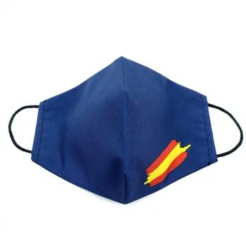 

Blue Mask with flag Spain and filter opening, adult