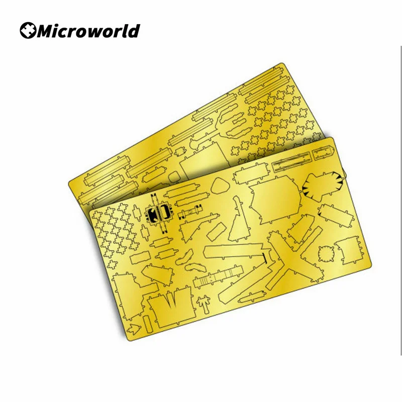 Microworld 3D Metal Puzzle Toys Military M4A8 Carbines Gun Models Kits DIY Classic Rifle Jigsaw Toy For Desktop Decoration Teen 5
