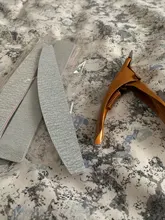 Cortaúñas de decoración de uñas profesional, cortador de bordes de puntas postizas de tipo U, manicura colorida, herramientas de arte de uñas de acero inoxidable