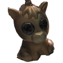 Антистрессовая игрушка сквиши Единорог мягкий гибкий(Коричневый