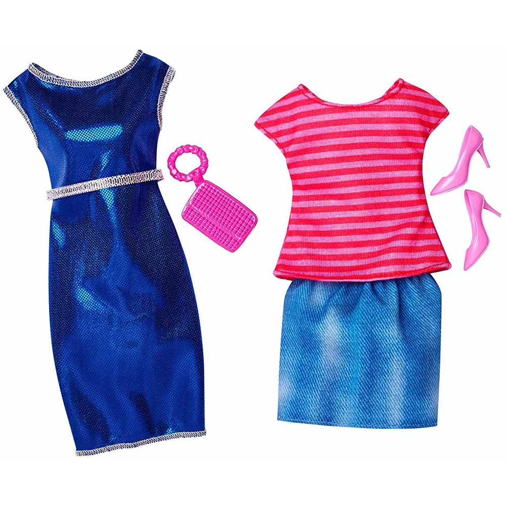 Кукла Barbie с набором одежды Fashionistas