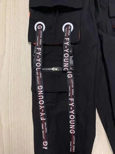 Pantalones Cargo de Hip Hop para hombre, pantalón de baile callejero, elástico, con múltiples bolsillos, Tendencia de primavera, suelto, Hip Hop, 2021