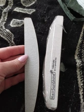 Limas profesionales para uñas, 100/180 de papel de lija, pulido de uñas, herramientas de cuidado de manicura, 10 Uds./15 Uds.
