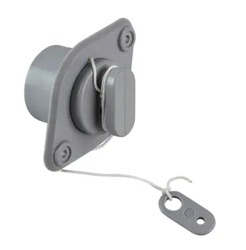 

Drain Valve for PVC boat, with Cork, Gray