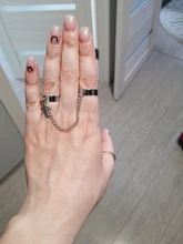 Anillo de cadena cruzada Vintage para hombre y mujer, sortija ajustable, Hip Hop, Punk, para fiestas, citas, BFF, 2020