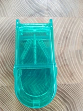 Estuche plegable para pastillas de medicina, contenedor de tableta para cortar drogas, 3 colores, novedad de 2020