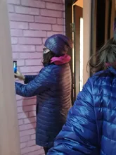 SEDUTMO-Chaqueta larga de plumón ultraligera de talla grande 4XL para mujer, plumón de pato, color negro, ajustada, ED037