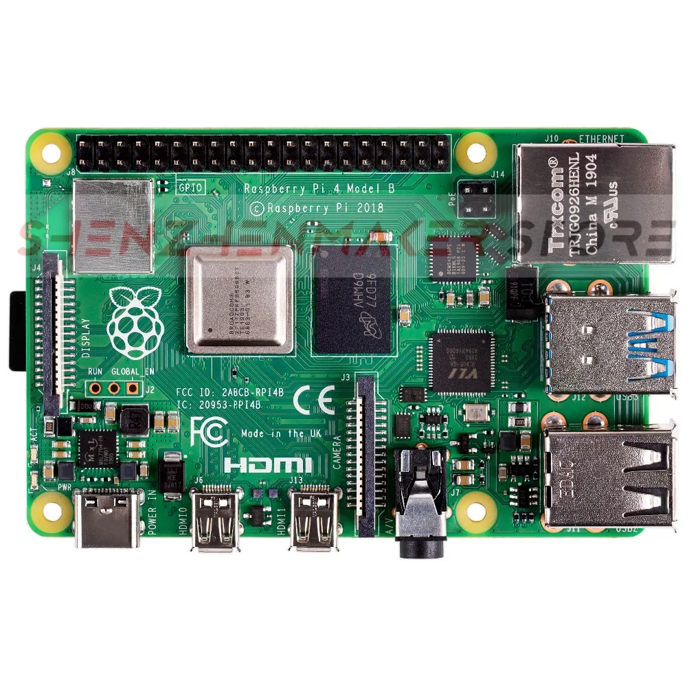 ShenzhenMaker Store Raspberry Pi 4 Модель B Базовый комплект 1 Гб 2 ГБ 4 ГБ