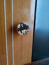 KAK-Ganchos de latón estilo pastoral de pared para colgar ropa, conchas de estilo nórdico para gabinete, perillas de baño, cocina y pasillo, muebles, color dorado