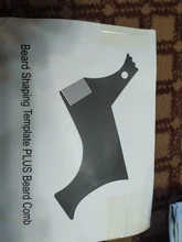 Kit de aseo de barba para hombre, juego de Peine de afeitar, tijeras para moldear el bigote, afeitadora de seguridad, herramienta de cuidado de estilismo