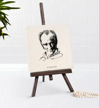 

Personalized Ataturk Themed Şovaleli Natural Taş-18