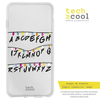 

FunnyTech®Stand case for Xiaomi Mi A2 Silicone L Stranger Things vers.2 transparent