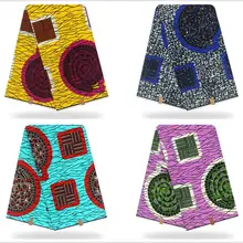 Новейшая Анкара ткань африканская ткань воск Гарантированная голландская Настоящая Африканская ткань с восковой печатью печатная ткань для африканской одежды 01