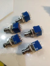 Metal-Switch Effects-Pedal-Box Guitar Stomp-Foot 3PDT 9-Pin True-Bypass Blue Hot-Selling