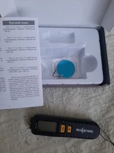 RICHMETERS GY910 medidor de espesor de recubrimiento Digital 1 micrón/0-1300 de la pintura del coche de espesor de película probador del metro de FE/NFE