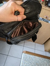 Bolsa cartuchera de cuero genuino para hombre, bolso cruzado, riñonera cinturón, cadera, viaje, motocicleta, bandolera mensajero