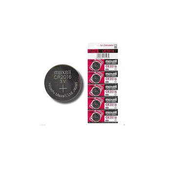 

CR 2016 3V batería de litio 5 unids/lote para maxell Original CR 2016 pilas de botón para tablero
