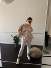 KPYTOMOA-blusas holgadas asimétricas de manga larga para mujer, camisas de pana con bolsillos de gran tamaño a la moda, Tops Chic para mujer 2020