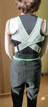 Tlinna-corrector de postura lumbar unisex, corsé terapéutico, cinturón de soporte dorsal, vendaje de corrección de postura para espalda