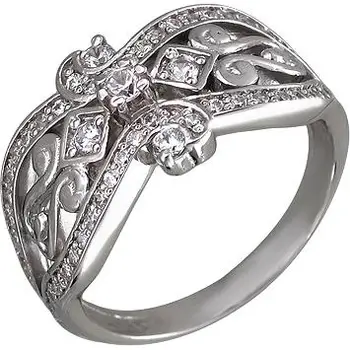 

Esthete ring with 60 cubic zirconia