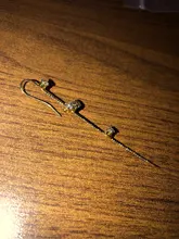 17KM-pendientes de boda bohemios con gancho para orejas, pendientes trepadores de circonia cúbica, cristal, para mujer