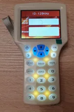 10 Frecuencia de lector de RFID escritor copiadora duplicador IC/identificación con Cable USB para Cable de 125Khz a 13,56 Mhz tarjetas pantalla LCD duplicador