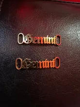 Hebillas de zapatos de acero inoxidable para bebé, niño y niña, Ángel dorado, señal del zodiaco, cordón, hebilla, zapatilla, decoración de zapatos, Charm