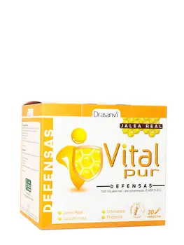 

Drasanvi vital pur defences 20 vials contributes to the normal functioning of the immune system.