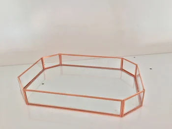 

Turkısh Geometric Cam Kahve Tepsisi