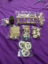 Bird-Toys Accessories Perch-Stand Cockatiel Budgie Parkiet Vogelspeelgoed 7pcs Jouet