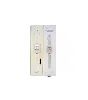 

Rechargeable hydroalcoholic GEL CLEANDS bracelet 10ML White
