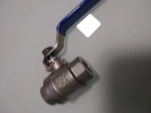 Female Straight Two-pieces Full Ports 304 Stainless Steel Ball Valve