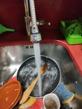 Kitchen Faucet Connector Diffuser Nozzle Aerator Shower WATER-FILTER Adjustable Transver