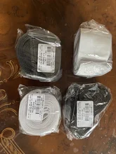 5 yarda/lote 0,6-5cm blanco banda elástica negro correas de Nylon Spandex cinta para prenda pantalones pelo prenda de costura para manualidades Accesorios