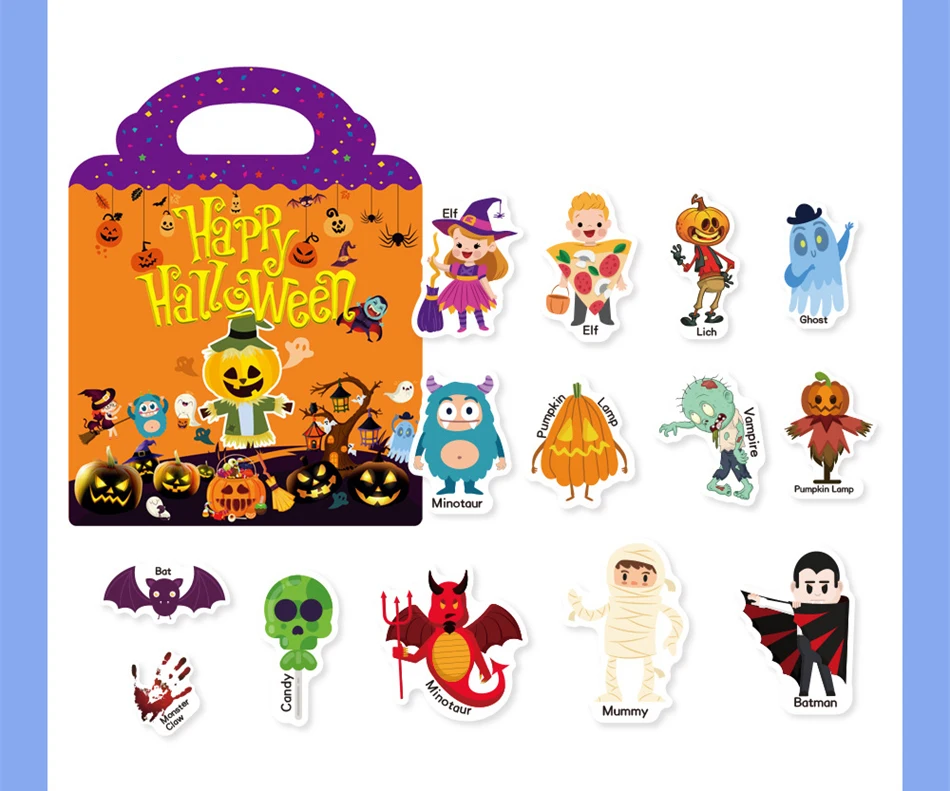 Children's Reusable Stickers Books Kawaii Stationery Stickers for Kids Early Education Cartoon Cute Stickers for Children Gift