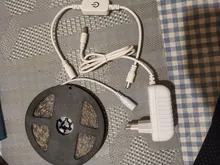 Tira de luces LED para cocina, lámpara impermeable de 5 m, 2835, con sensor táctil regulable y fuente de alimentación de 12V para iluminación bajo armario de cocina