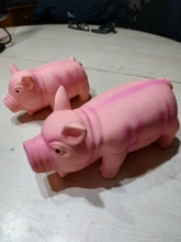 1Pc Cute Rubber Sound Pig Grunting Squeak Latex Pet Chew Toys for Dog Squeaker Chew Training