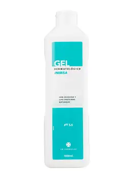 

Inibsa dermatological gel 1 l reduces irritations and prevents the appearance of allergies