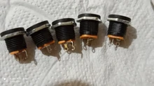Female Jack Connector Plugs Screw-Nut Panel-Mount Power-Socket Plastic DC022 10PCS 5pairs