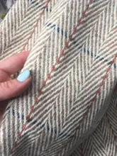 Female Blazer Coat Elegant Jacket Single-Button Wool Vintage Vimly Women Office Lady