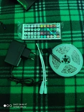 5M-30M tira de LED de 5050 de 2835 IP20 RGB banda LED Luz de cinta a rayas DC 12V diodo RGB cinta IR adaptador de controlador