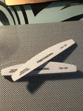5 unids/lote profesional de uñas limas para manicura pulido curva manicura herramientas 100/180 tampón de uñas herramienta de diagnóstico